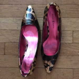 Kelly & Katie leopard print pumps